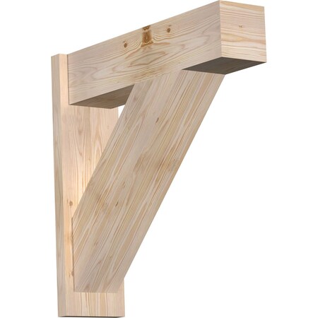 Ekena Millwork Traditional Block Smooth Outlooker, Douglas Fir, 7 1/2"W x 28"D x 28"H OUT08X28X28TRA05SDF